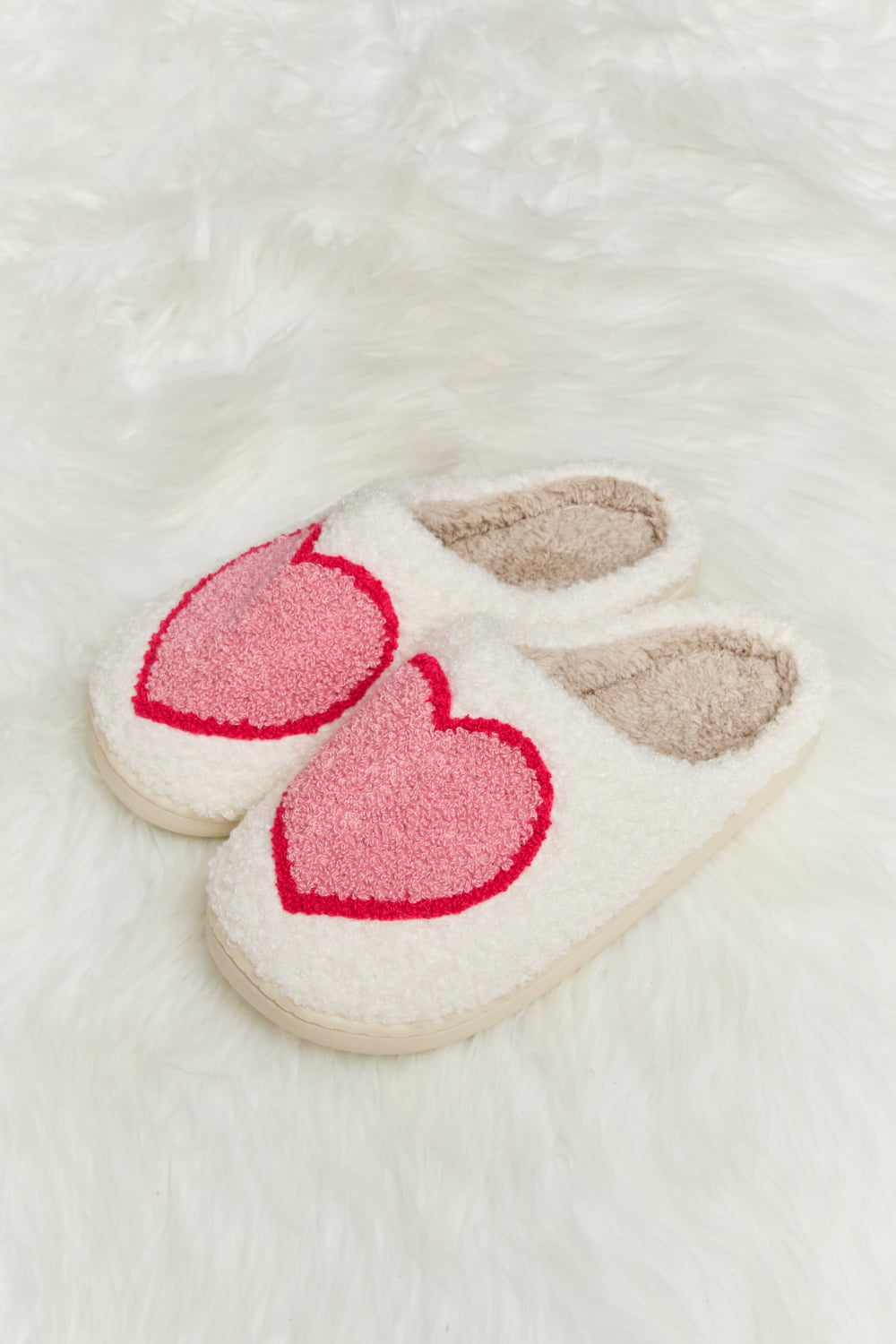 Melody Printed Plush Slide Slippers