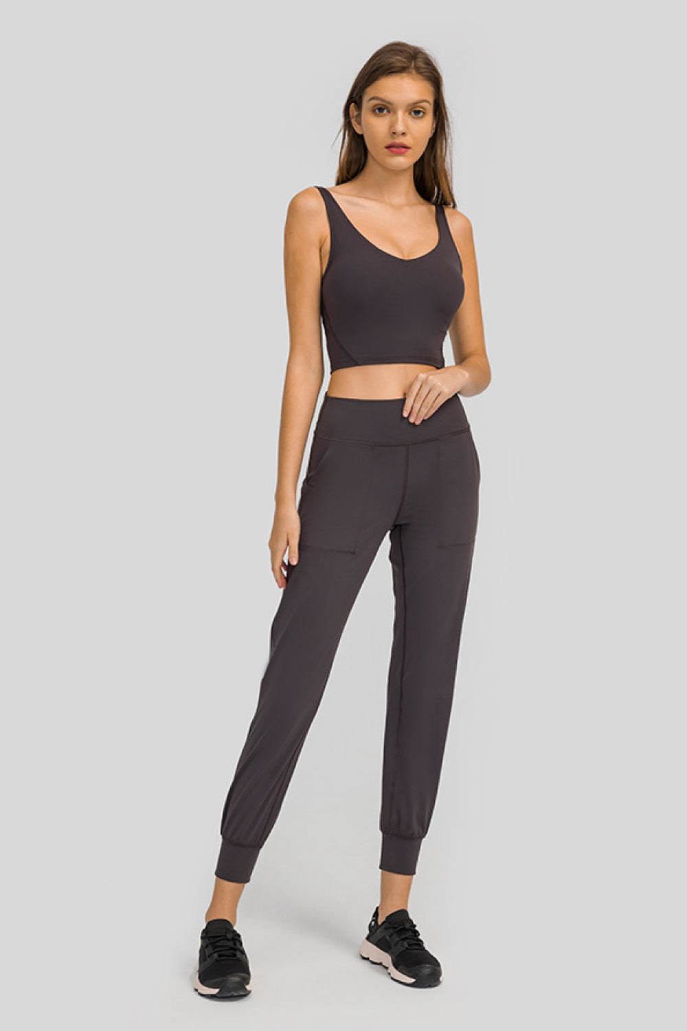 Millennia Wide Waistband Slant Pocket Pants