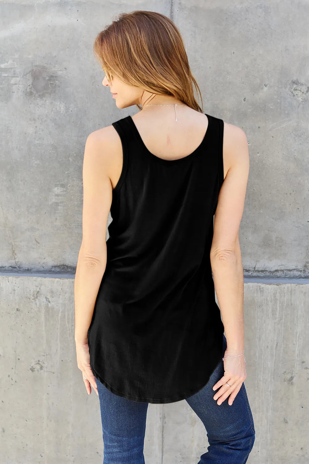 Basic Bae Bamboo Full Size Round Neck Tank – | Shannon’s Chique Boutique