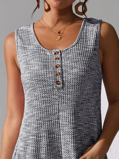 Full Size Button Front Romper with Pockets Plus Size – | Shannon’s Chique Boutique