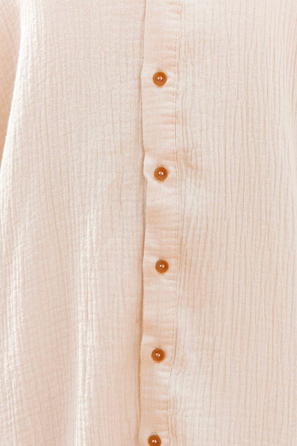 Button Down Short Sleeve Midi Shirt Dress - -