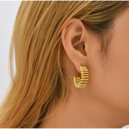 Stacy Earrings -Large - As Shown One Size -
