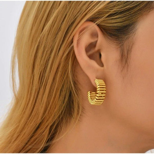 Stacy Earrings -Large - As Shown One Size -