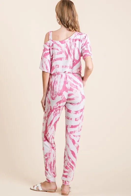 Zebra Print French Terry Lounge Set - Two - Piece Matching Set – | Shannon’s Chique Boutique