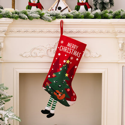 Printed Christmas Stocking Hanging Widget