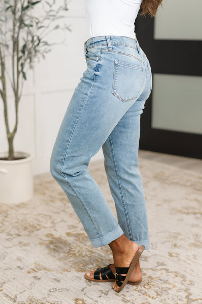 Cheyenne V - Front Cool Denim Boyfriend Jeans – Womens | Shannon’s Chique Boutique