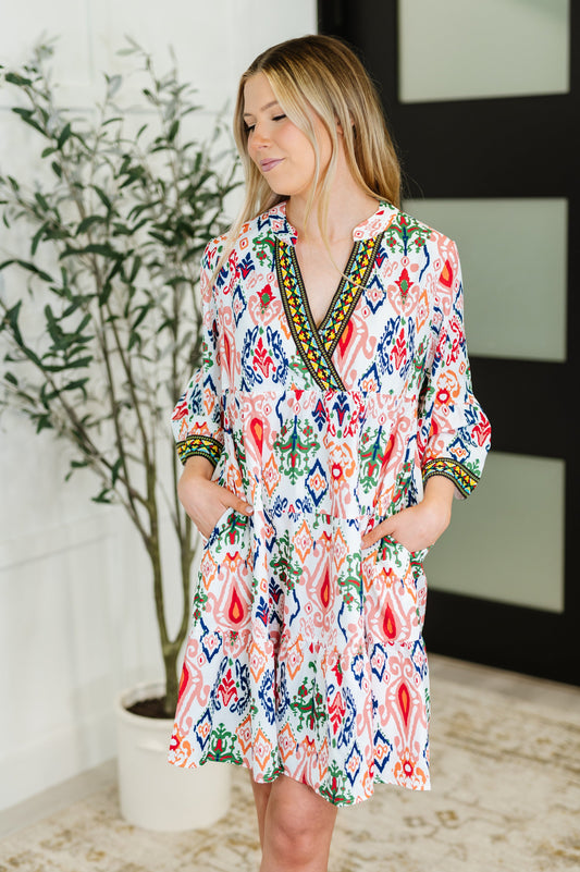 Depend on Me Boho Tiered Dress – Womens | Shannon’s Chique Boutique