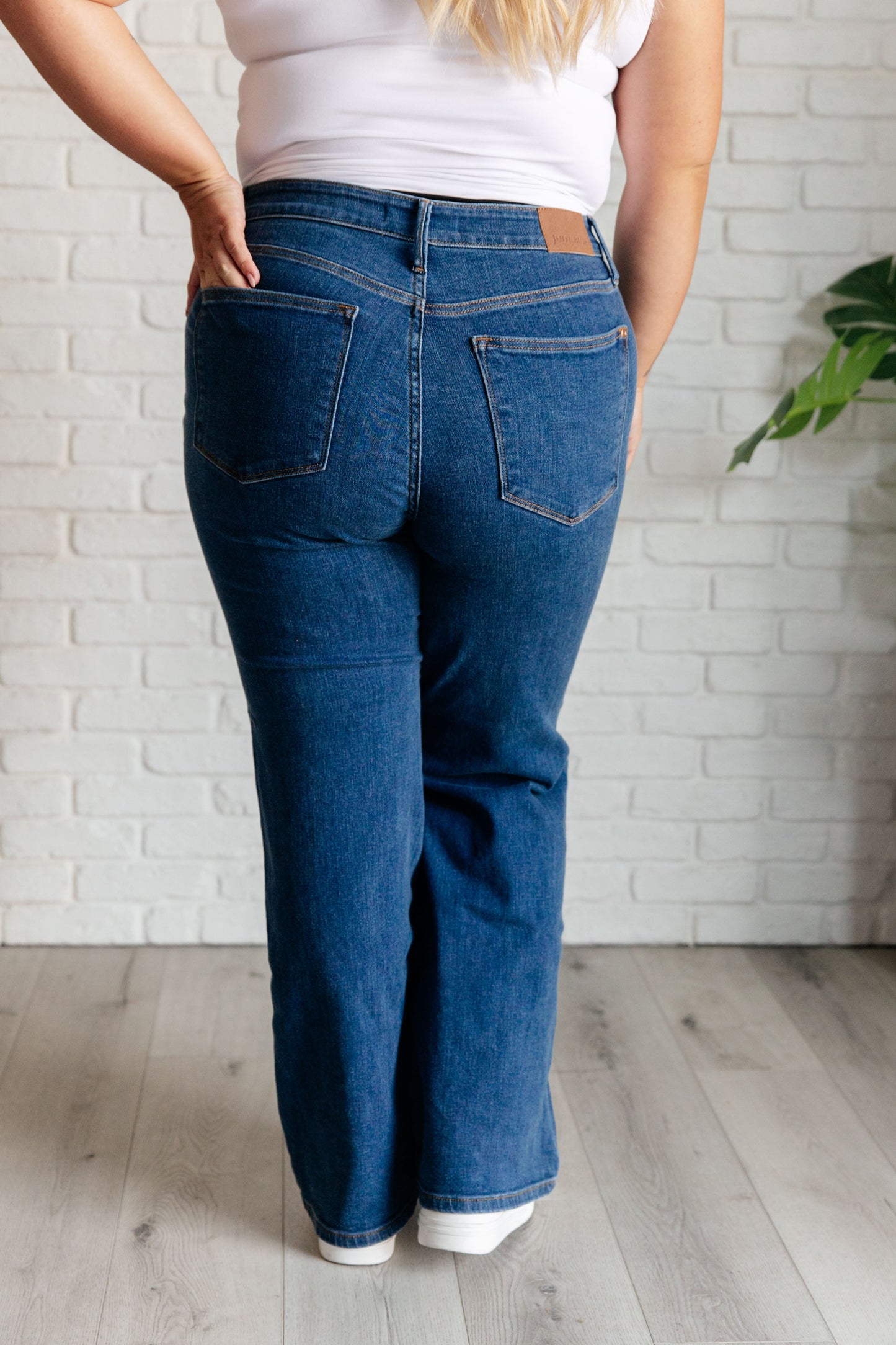 Hazel High Rise Vintage Wide Leg Jeans - - Denim