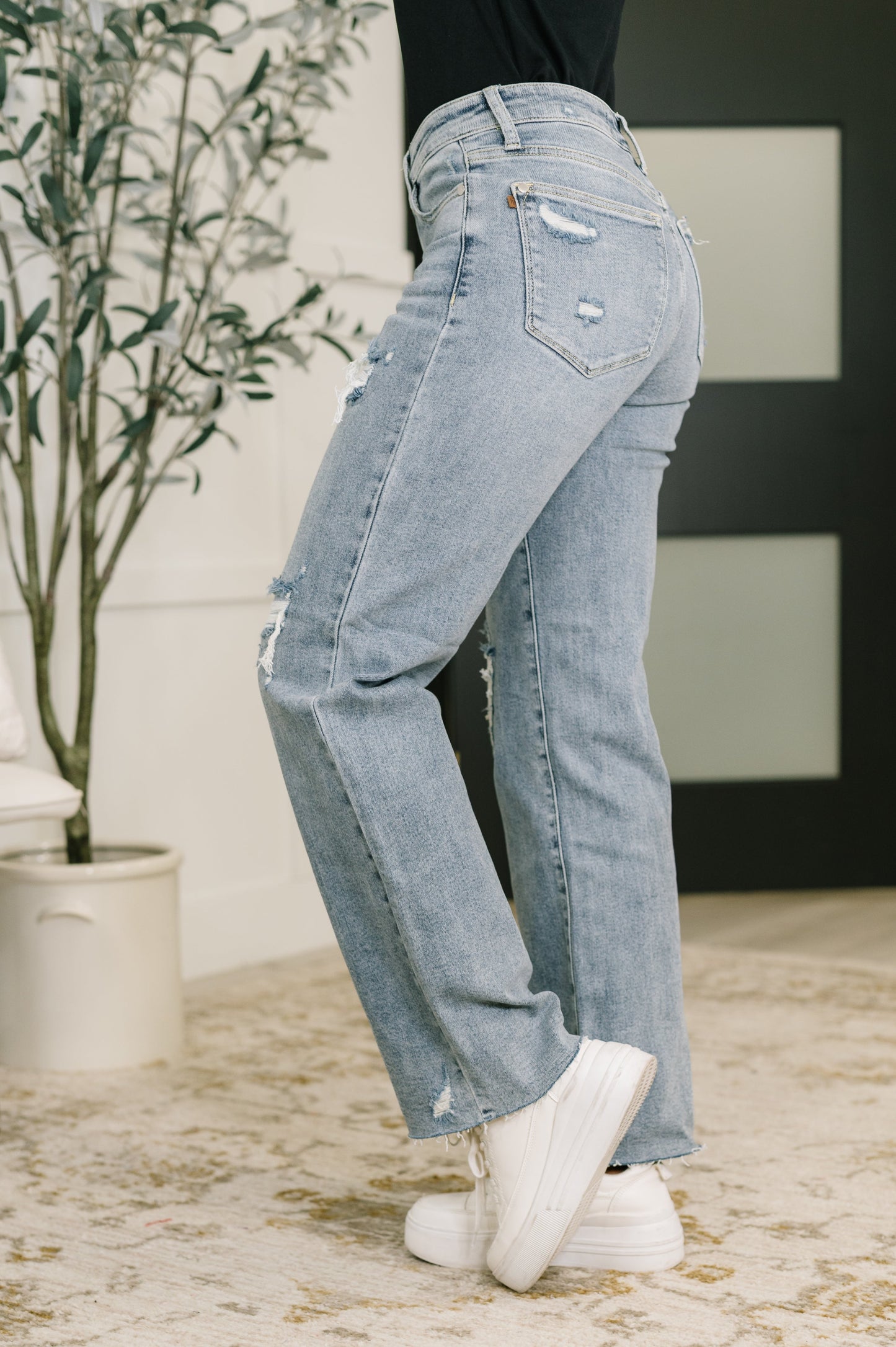 Vintage Style Denim – Jade 90's Straight Jeans