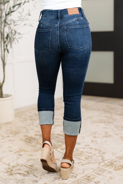 Karen High Rise Double Waist Band Capri Jeans – Womens | Shannon’s Chique Boutique