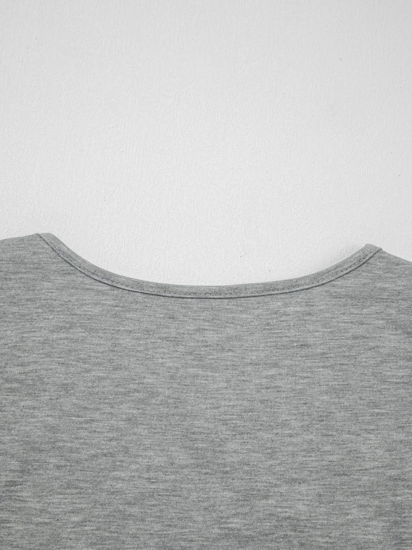 Lace Trim Cross-Front V-Neck Tank Top - -