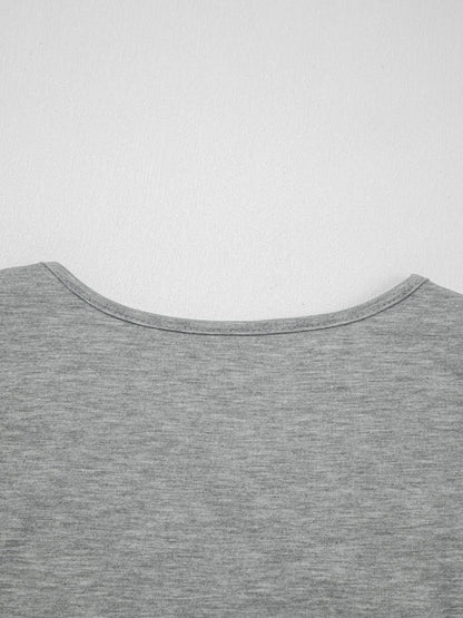 Lace Trim Cross-Front V-Neck Tank Top - -