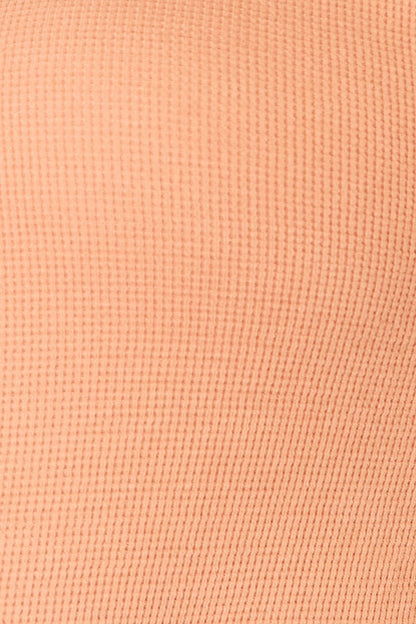 Basic Bae Half Button Long Sleeve Top - -