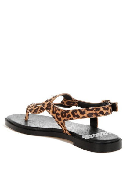 Venusa Leopard Print Buckled Flats – | Shannon’s Chique Boutique