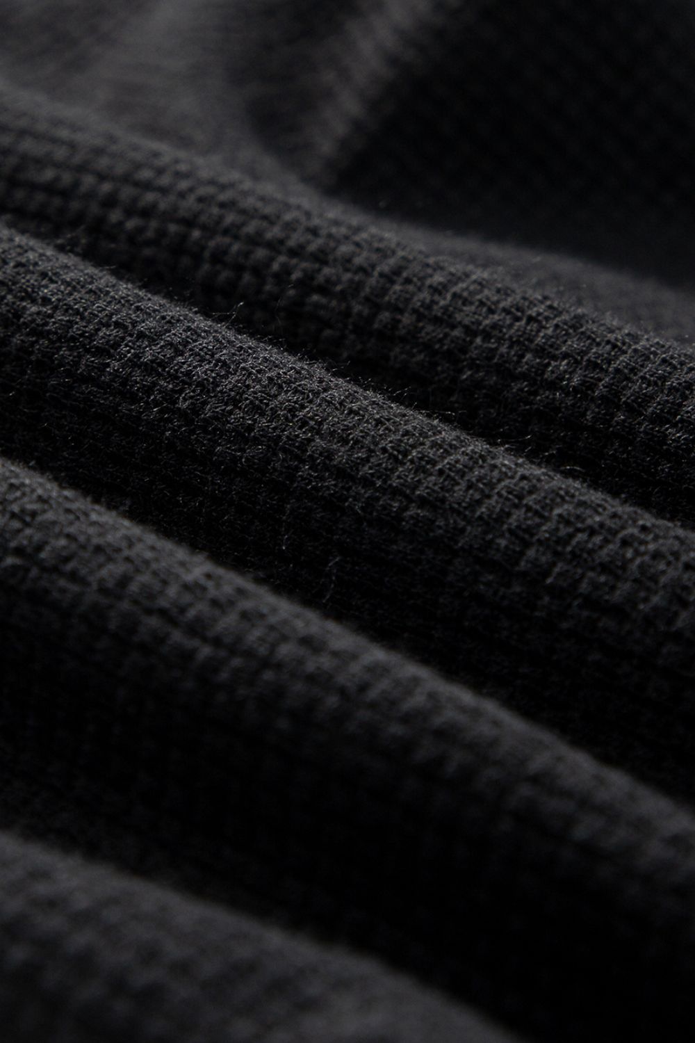 Knotted Straps Button Textured Drawstring Jumpsuit - -