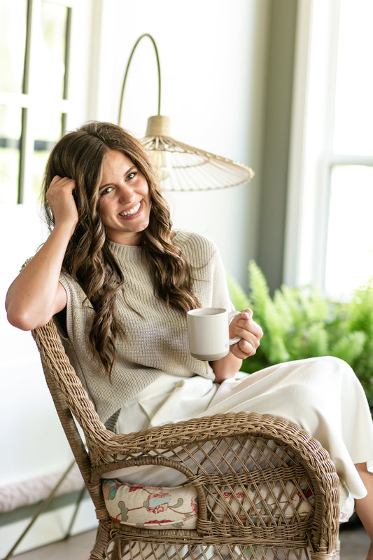 Danya Knit Sweater Set Top + Skirt