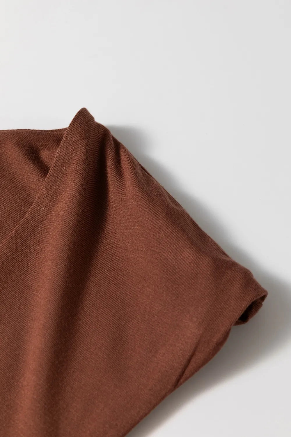 Round Neck Slim Cap Sleeve Top - -