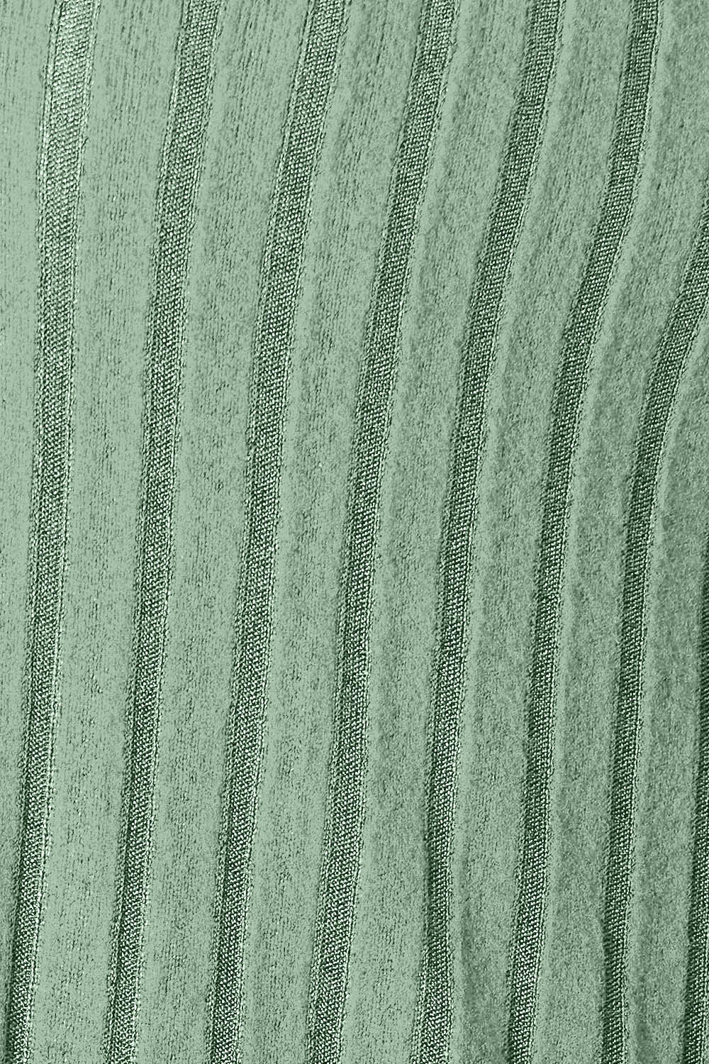 Basic Bae Full Size Ribbed Open Front Cardigan with Pockets - -