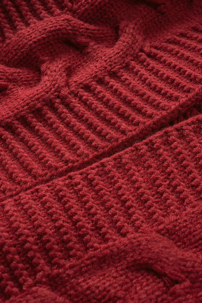 Cable - Knit Open Front Cardigan - Cozy Knitwear – | Shannon’s Chique Boutique