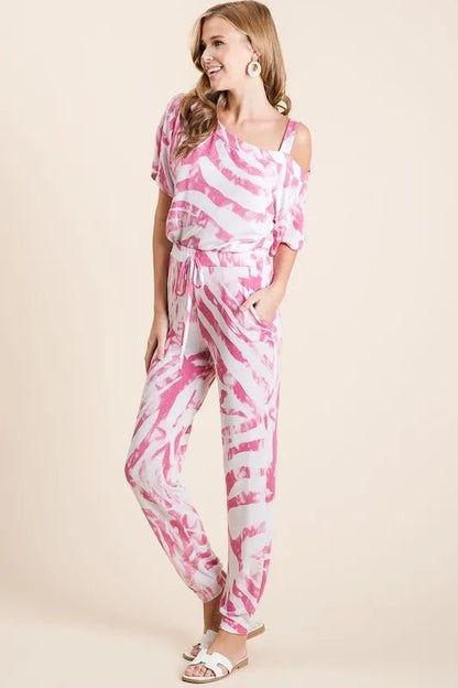 Zebra Print French Terry Lounge Set - Two - Piece Matching Set – | Shannon’s Chique Boutique